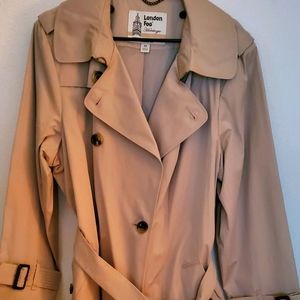 NWT LONDON FOG HERITAGE 3/4 LENGTH TRENCH COAT